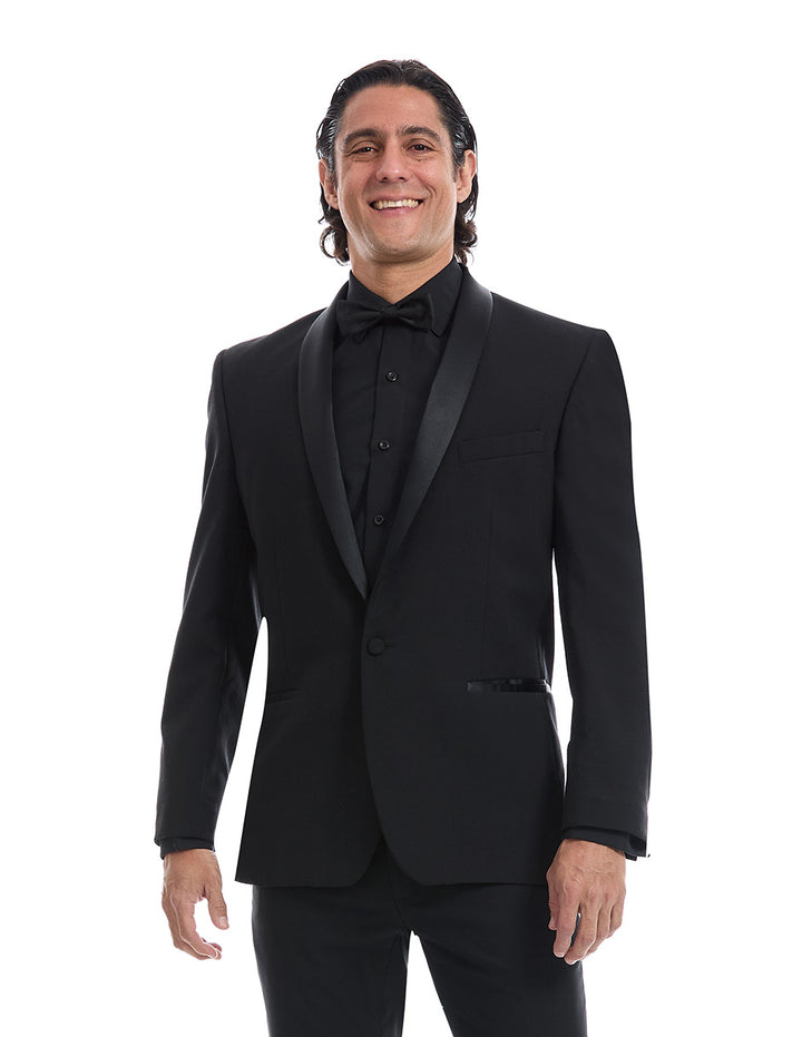 Tuxedo Shirt Cuello Smoking Camisa Smoking Negro Con Traje Camisa