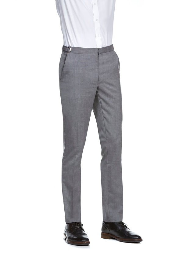 Pantalón formal color gris